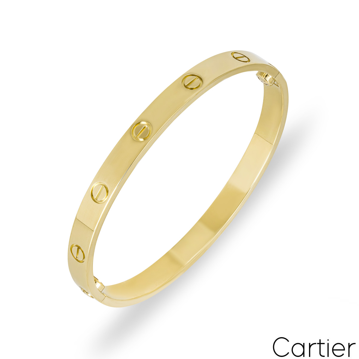 Cartier Yellow Gold Plain Love Bracelet Size 19 B6035519 Cartier Yellow Gold Plain Love Bracelet Size 19 B6035519